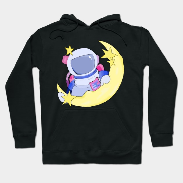 Bisexual Astronaut Hoodie by KangarooZach41